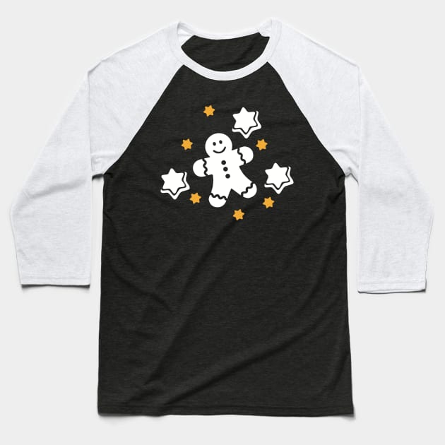 Lebkuchen Gingerbread man Baseball T-Shirt by Designzz